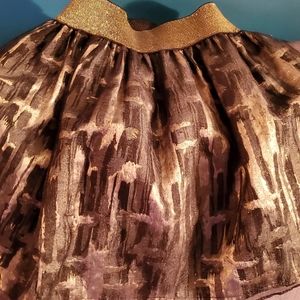 Gold and black sparky adorable skirt